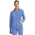 thumbnail image 1 of Infinity Cherokee Zip Front Scrub Jackets for Women, 4-Way Stretch Fabric, 2391A, 1 of 9