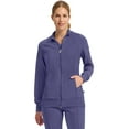 thumbnail image 1 of Infinity Cherokee Zip Front Scrub Jackets for Women, 4-Way Stretch Fabric, 2391A, 1 of 9