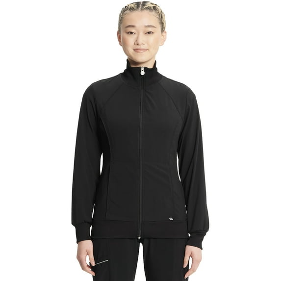 Infinity Cherokee Zip Front Scrub Jackets for Women, 4-Way Stretch Fabric, 2391A