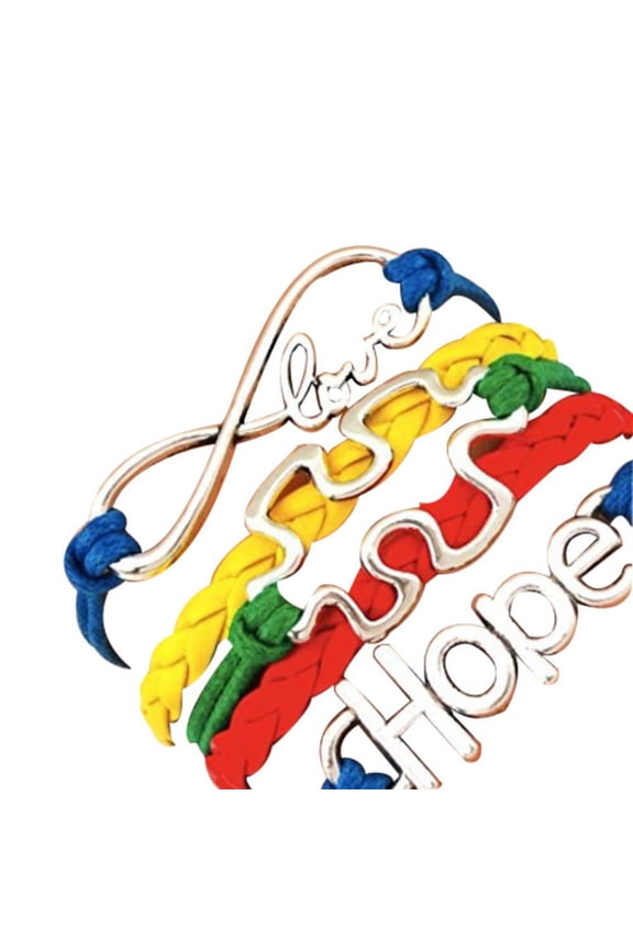 Autism Awareness Bracelet - Autism Jewelry, Adjustable Autism Bracelet- Hope Charm Bracelet- Puzzle Piece Bracelet- Perfect Autism Gift