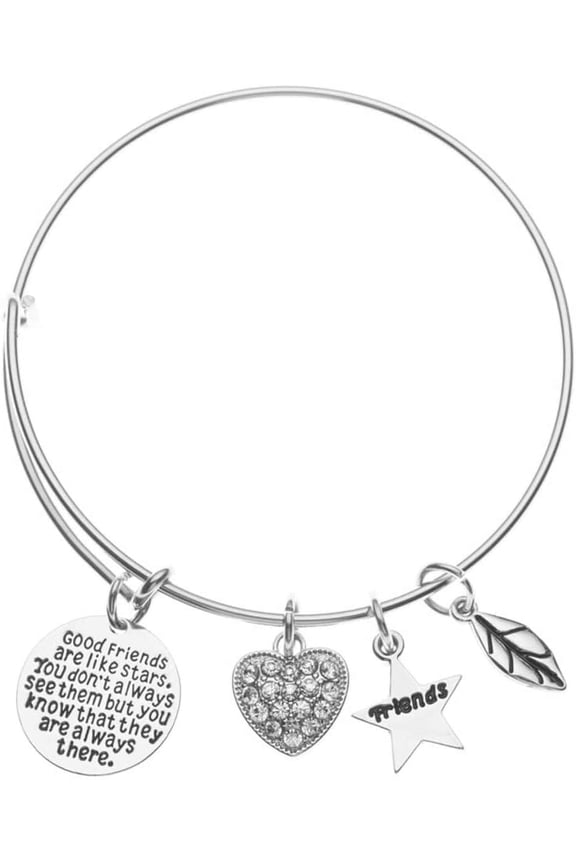 Best Friends Bracelet - Good Friends are Like Stars Bracelet - Friend Jewelry for Friends