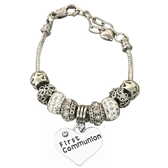 Infinity Collection First Communion Charm Bracelet