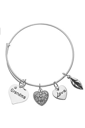 Grandma Bracelet-Bangle Bracelet- Grandma Jewelry, for Grandmas & Nanas