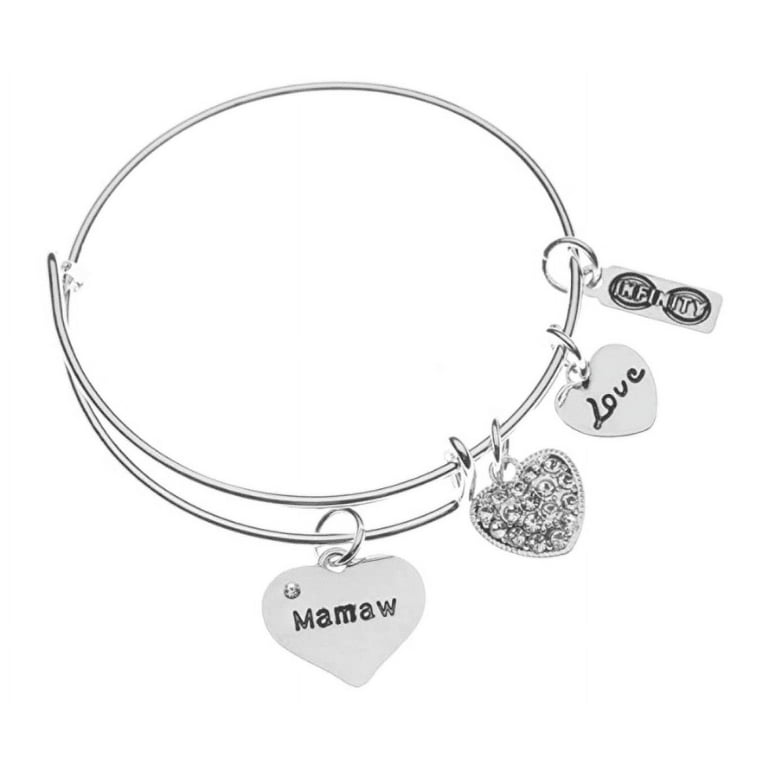 Infinity Collection Mamaw Jewelry, Silver Plated Bracelet
