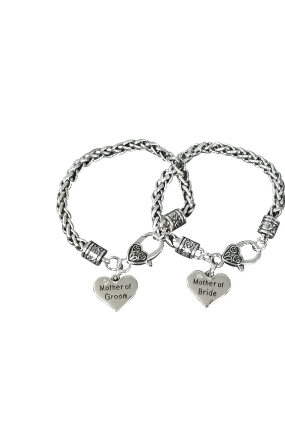 Mother of the Bride and Mother of the Groom Gift Set - Mother of the Bride Bracelet and Mother of the Groom Bracelets, Perfect Wedding Party Gifts