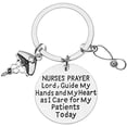 thumbnail image 1 of Infinity Collection Nurse Keychain with Birthstone Charm, Nurse Gift, Nurse Prayer Keychain, Nursing Keychain makes Perfect Nurses Gift (April), 1 of 7