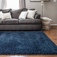 thumbnail image 1 of Infinity Collection Solid Shag Area Rug by Rugs.com – Cobalt 8' x 10' High-Pile Plush Shag Rug Perfect for Living Rooms, Bedrooms, Dining Rooms and More, 1 of 4
