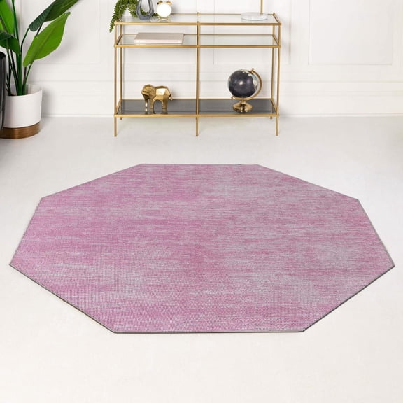 Infinity Collection Solid Shag Area Rug by Rugs.com – Pearl 3' 3" x 5' 3" High Pile Plush Shag Rug Perfect for Entryways, Bedrooms, Living Rooms and More