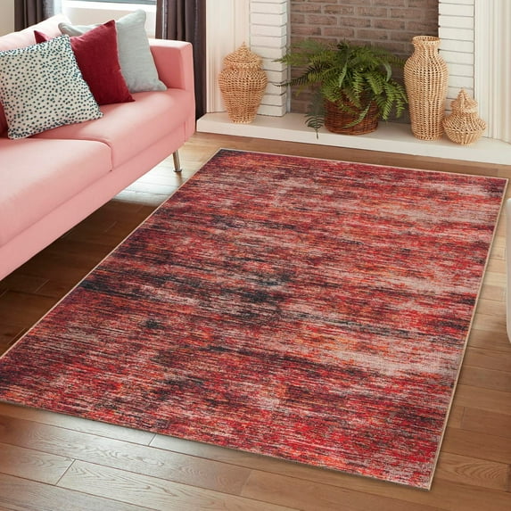 Infinity Collection Solid Shag Round Rug by Rugs.com - Pearl 6' 7" High-Pile Round Plush Shag Rug Perfect for Dining Rooms, Living Rooms, Bedrooms and More