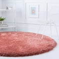 thumbnail image 1 of Infinity Collection Solid Shag Round Rug by Rugs.com ‚Äì Rose 3' 3" Round High-Pile Plush Shag Rug Perfect for Dining Rooms, Breakfast Nooks, Kitchens and More, 1 of 6