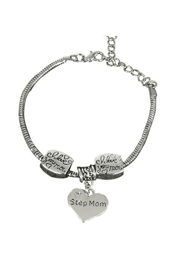 Step Mom Bracelet, Jewelry for Stepmom, Bonus Mom, Stepmom Charm Bracelet