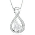 thumbnail image 1 of Infinity Cremation Jewelry Urn Necklace for Ashes - Butterfly Urn Pendant Keepsake Necklaces Crystal Memorial Cremation Jewelry Gift for Woman, 1 of 7
