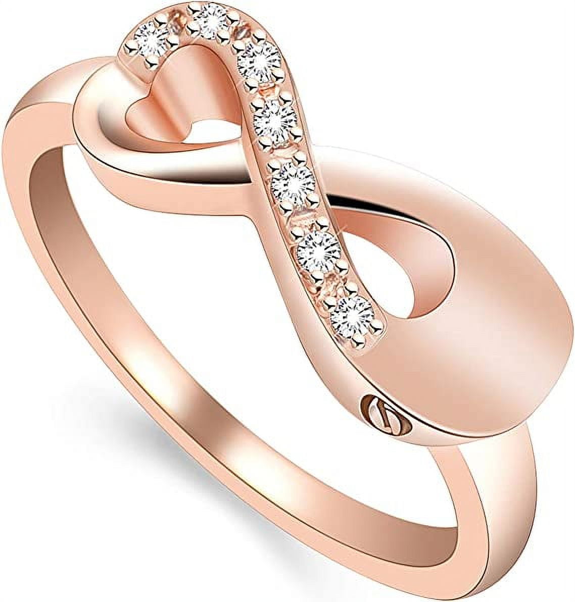 Infinity Cremation Ring for Ashes - Stainless Steel Cremation Inlay ...