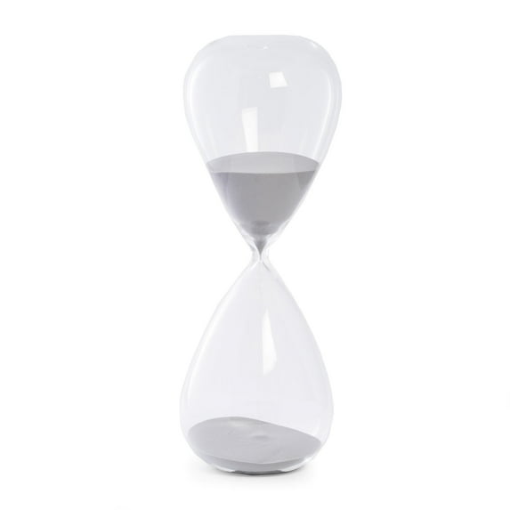 Infinity Crystal 90-minute Hourglass Sand Timer Grey