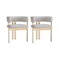 thumbnail image 1 of Infinity DCL2WH Set Of 2 Luxurious Faux Leather Dining Room Chairs, 1 of 2
