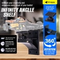 thumbnail image 1 of Infinity Display Shelf - 3 INCH - 2 Pack in Black, 1 of 8