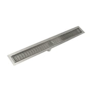 Infinity Drain 32 FFAS 6532 SS Linear Drain Kit Satin Stainless