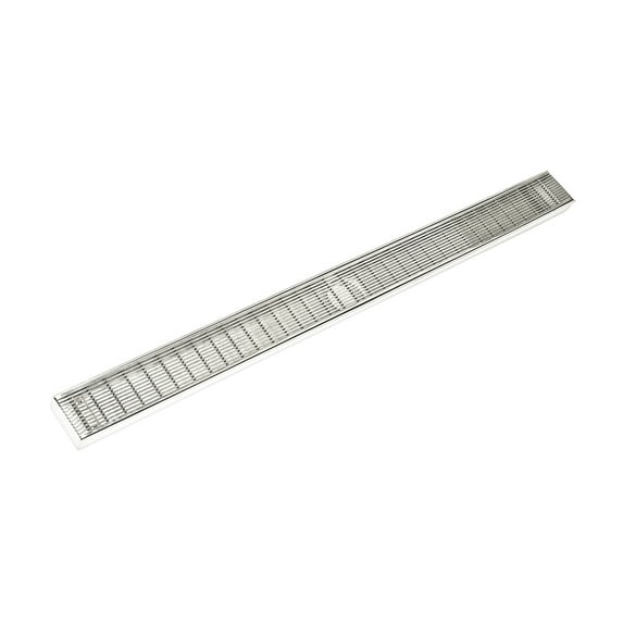 Infinity Drain 32" FXAS 6532 PS Linear Drain Kit: Polished Stainless