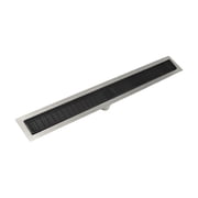Infinity Drain 36" FFAS 6536 BK Linear Drain Kit Matte Black