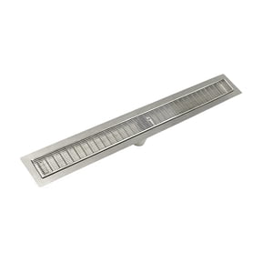 Infinity Drain 36" FFAS 6536 PS Linear Drain Kit: Polished Stainless