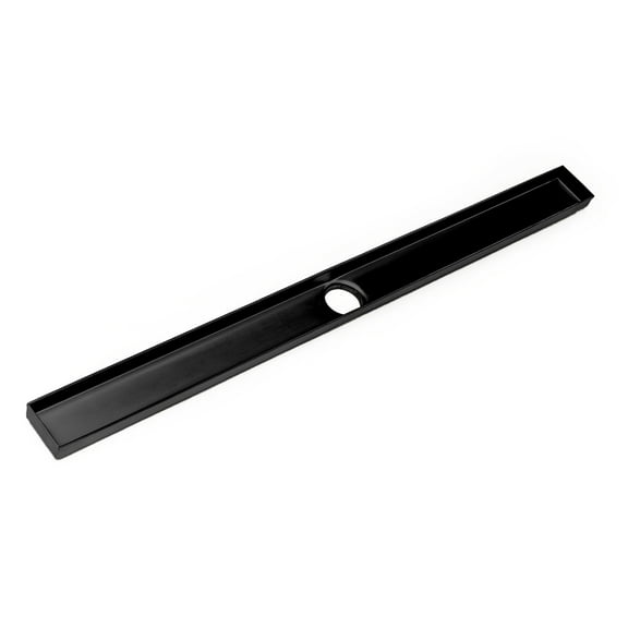 Infinity Drain 36" XC 6536 BK Linear Drain Channel: Matte Black