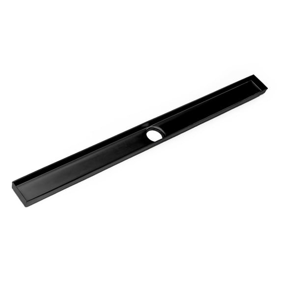 Infinity Drain 42" XC 6542 BK Linear Drain Channel: Matte Black