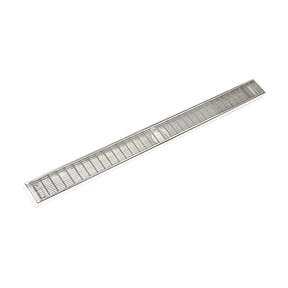 Infinity Drain 48" FXAS 6548 PS Linear Drain Kit: Polished Stainless