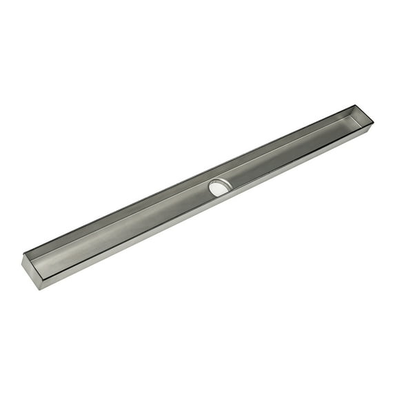 Infinity Drain 48" IC 6548 PS Linear Drain Channel: Polished Stainless