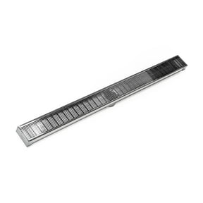 Infinity Drain 48" S-LAG 6548 PS Linear Drain Kit: Polished Stainless