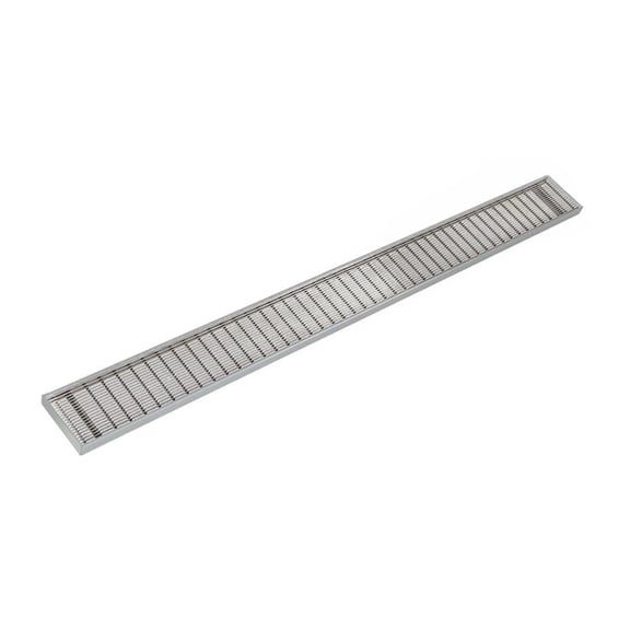 Infinity Drain 48" SAG 10048 PS Linear Drain Kit: Polished Stainless