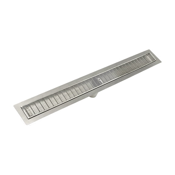 Infinity Drain 60" FFAS 6560 PS Linear Drain Kit: Polished Stainless