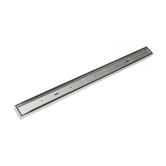 Infinity Drain 60" FXTIF 6560 SS Linear Drain Kit: Satin Stainless