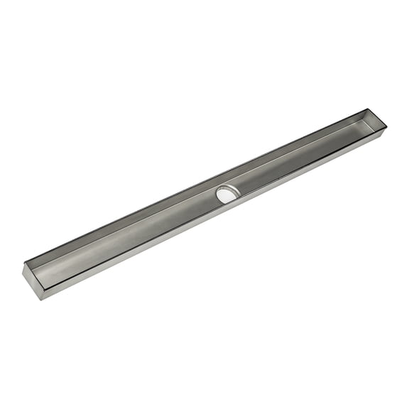 Infinity Drain 60" IC 6560 PS Linear Drain Channel: Polished Stainless