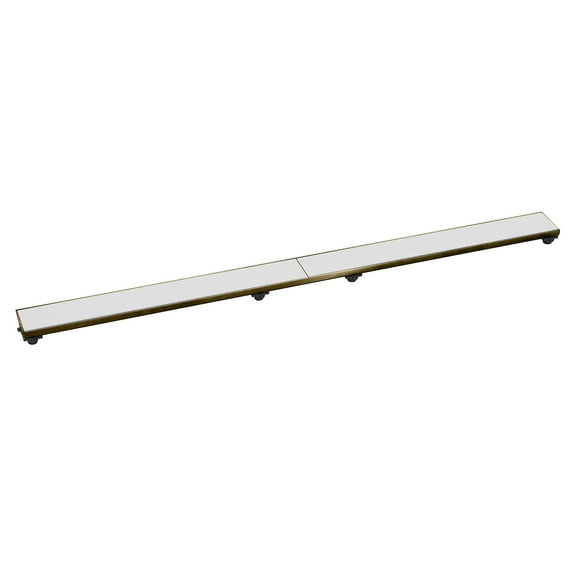 Infinity Drain 60" LA 6560 SB Linear Drain Grate: Satin Bronze