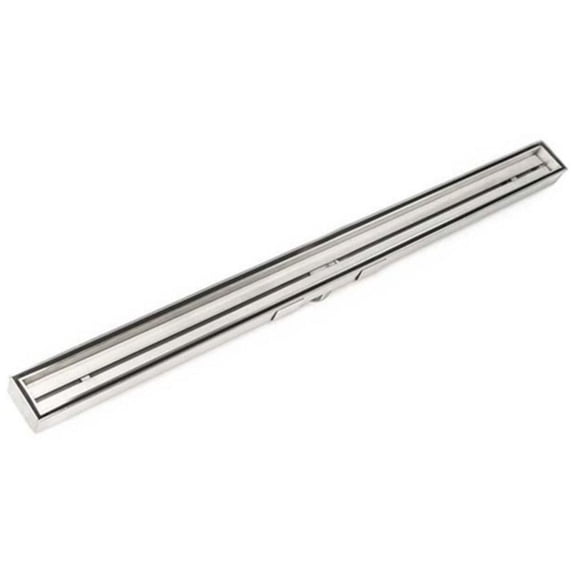 Infinity Drain 60" STIF AS 9960-P PS Linear Drain Kit: Polished Stainless