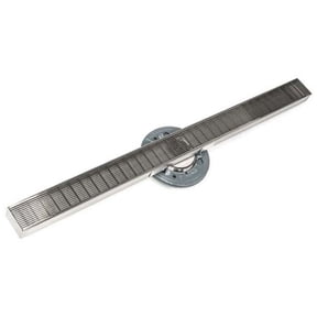 Infinity Drain 72" SAS 9972-I SS Linear Drain Kit: Satin Stainless