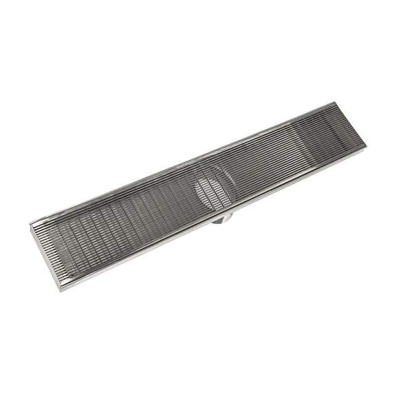 Infinity Drain FXAS 12532 Satin Stainless 32" Wedgewire Linear Shower Drain Kit