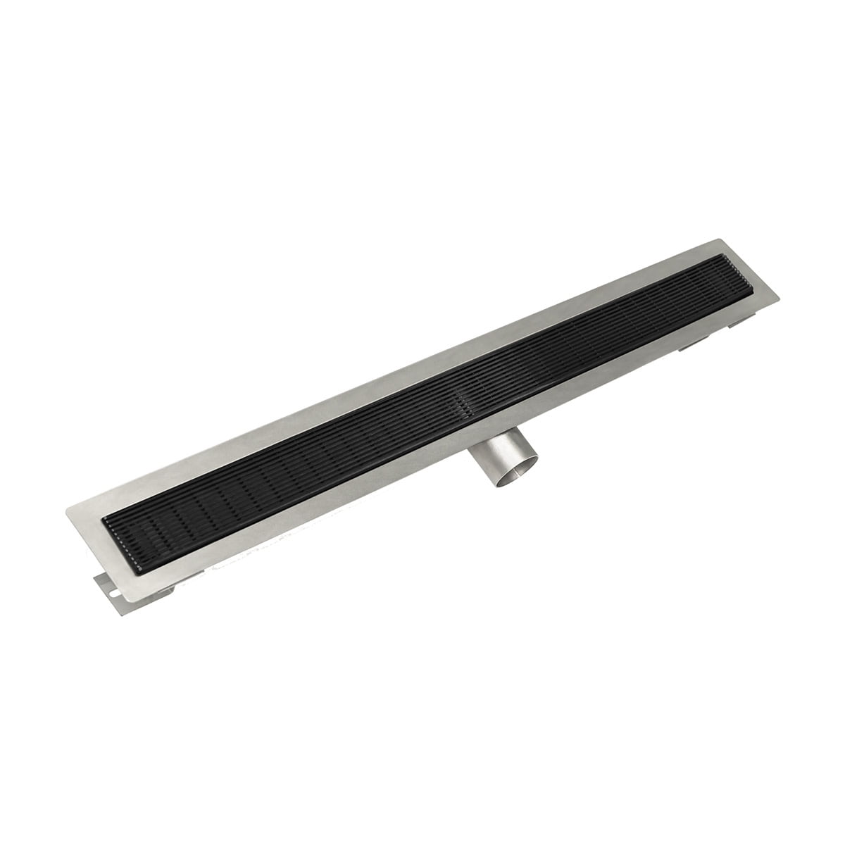 Matte Black Stainless Steel 36" Linear Shower Drain Kit