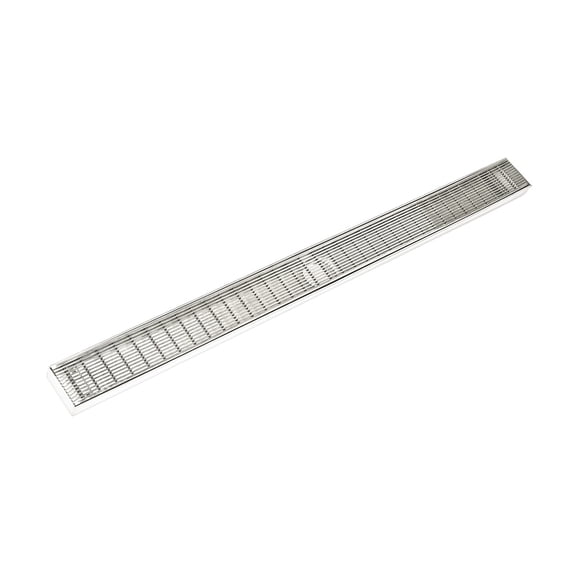 Infinity Drain 36" FXAS 6536 PS Linear Drain Kit: Polished Stainless