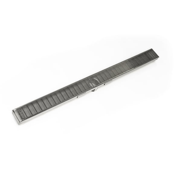 Infinity Drain 48" SAS 6548 SS Linear Drain Kit: Satin Stainless