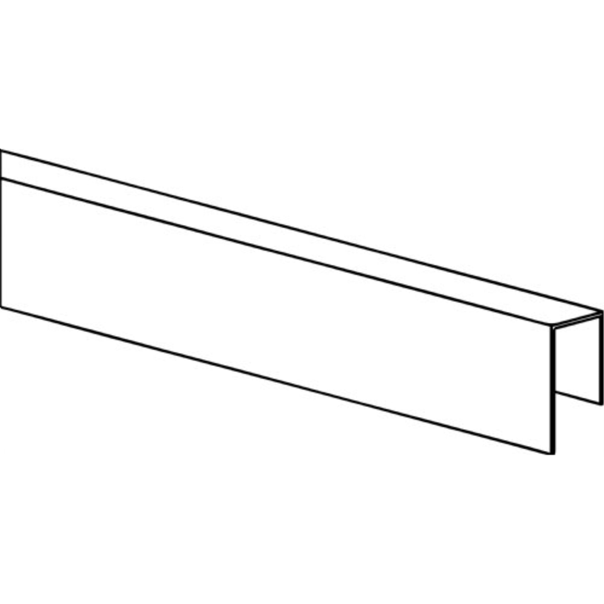 Infinity Drain Infinity Drain Stainless Steel Channel Trim 72" In Ss