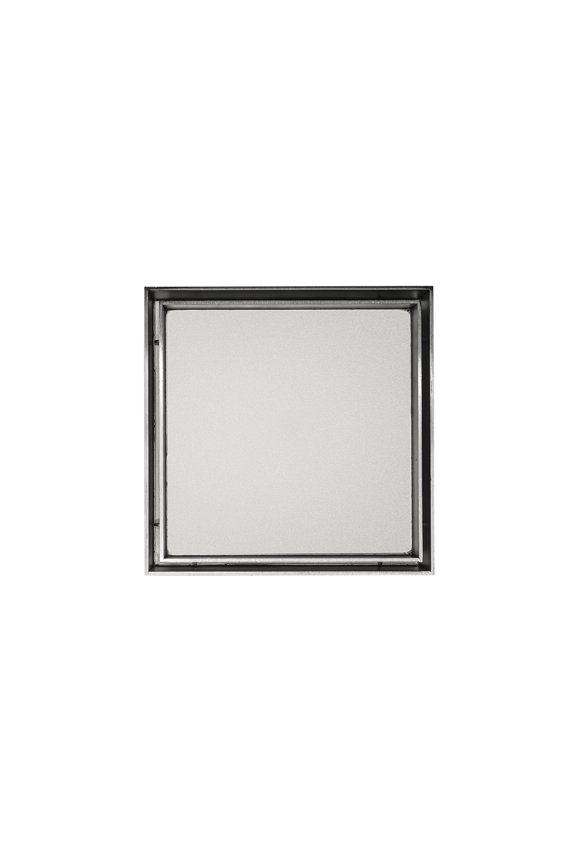 5" x 5" TD 15-3P SS Center Drain Kit: Satin Stainless