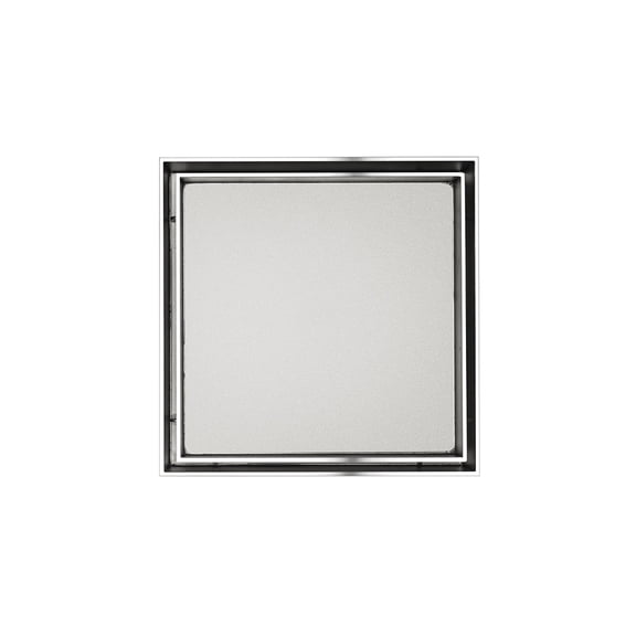 Infinity Drain 5" x 5" TDB 15-A PS Center Drain Kit: Polished Stainless