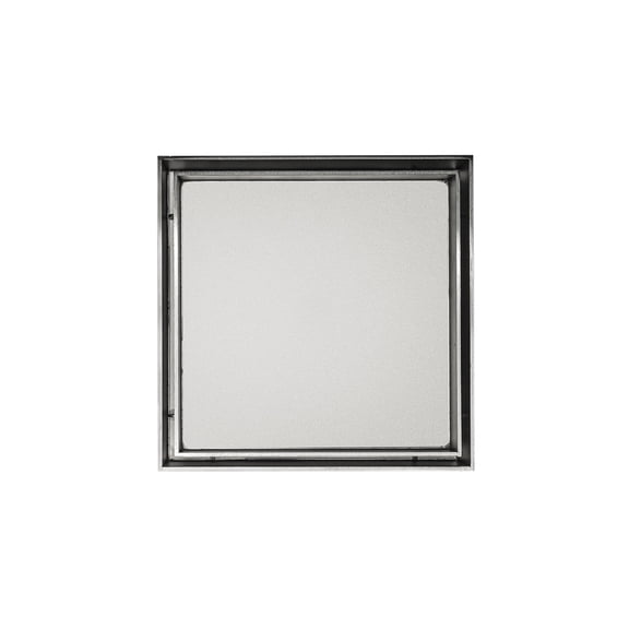 Infinity Drain 5" x 5" TDB 15-P SS Center Drain Kit: Satin Stainless