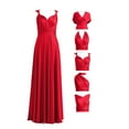 thumbnail image 1 of Infinity Dress with Bandeau, Convertible Bridesmaid Dress, Long, Plus Size, Multi-Way Dress, Twist Wrap Dress, 1 of 6