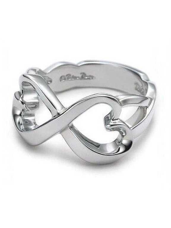 Infinity Eternity - I Love You - Promise Ring -Hearts Engagement Commitment Ring