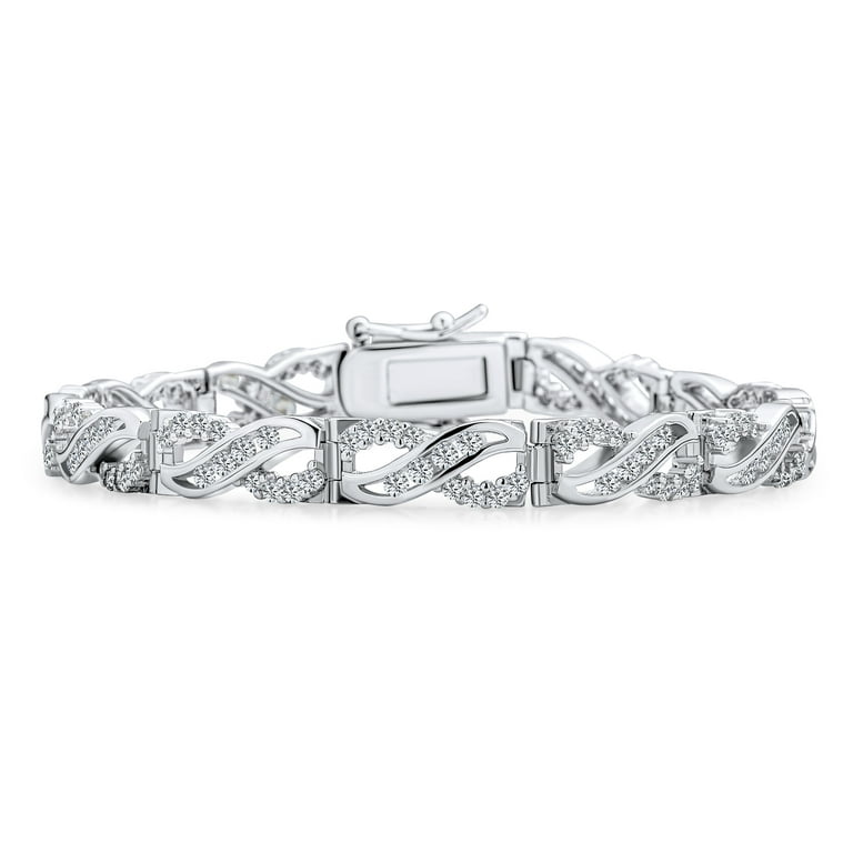 925 cz deals tennis bracelet