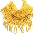 thumbnail image 1 of Infinity Fringe Scarf, Colorful Fringed Unisex Scarf, Soft Winter - Scarf For Women Warm Lightweight Chunky Scarf, 1 of 4