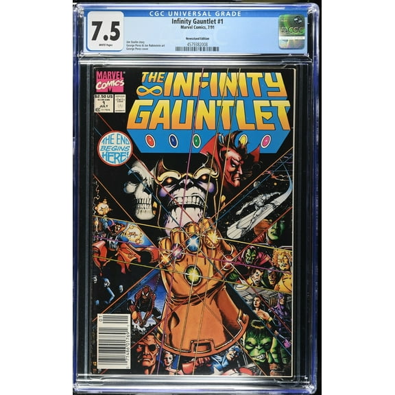 Infinity Gauntlet #1 - CGC 7.5 Comic Book