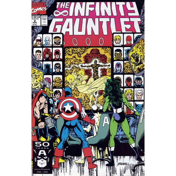 Infinity Gauntlet #2 VF ; Marvel Comic Book